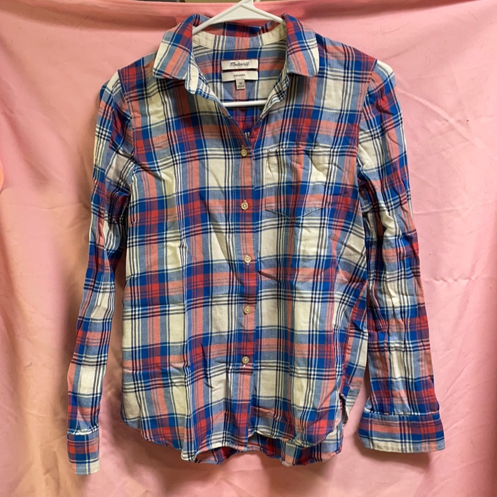 Cute Plaid Button Down